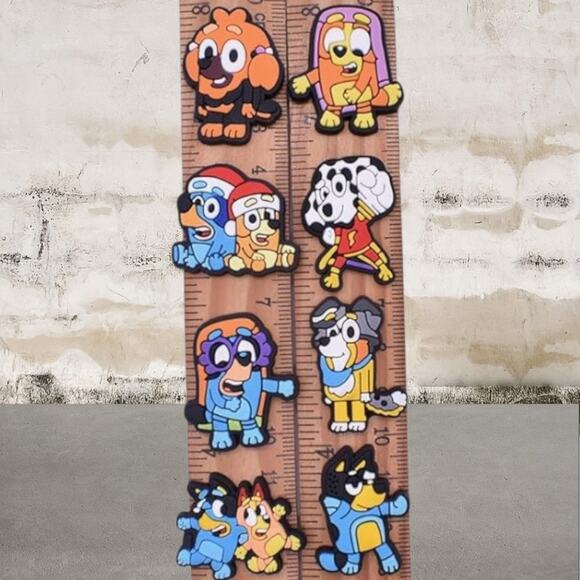 24 Pieces Bluey & Kids Shoe Charms Pack - Picture 2 of 4